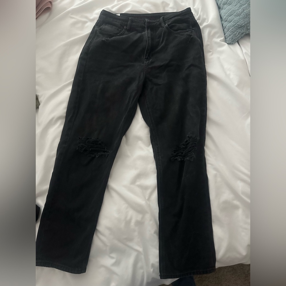 American Eagle Mom Straight Jeans Sz 8
